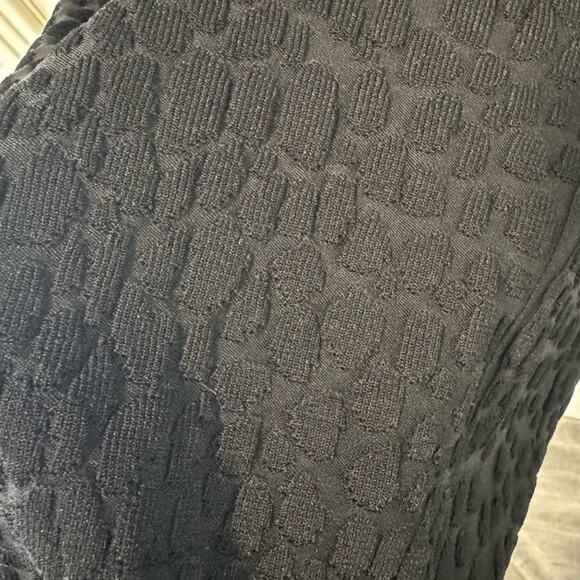 Good American Textured Black Long Sleeve Dress - L - Picture 11 of 12